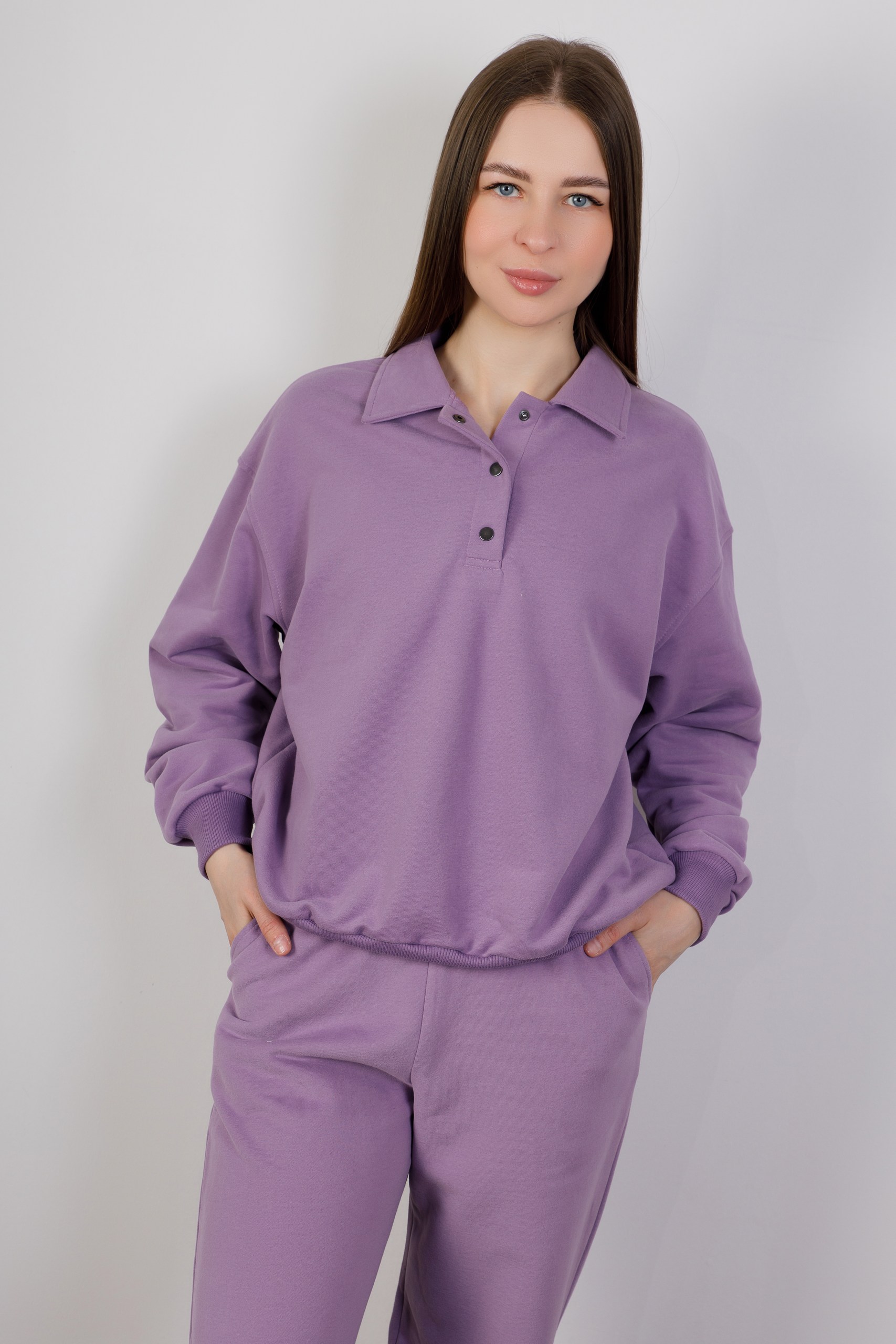 картинка Джемпер женский "Ракель" (лиловый) от магазина Одежда+