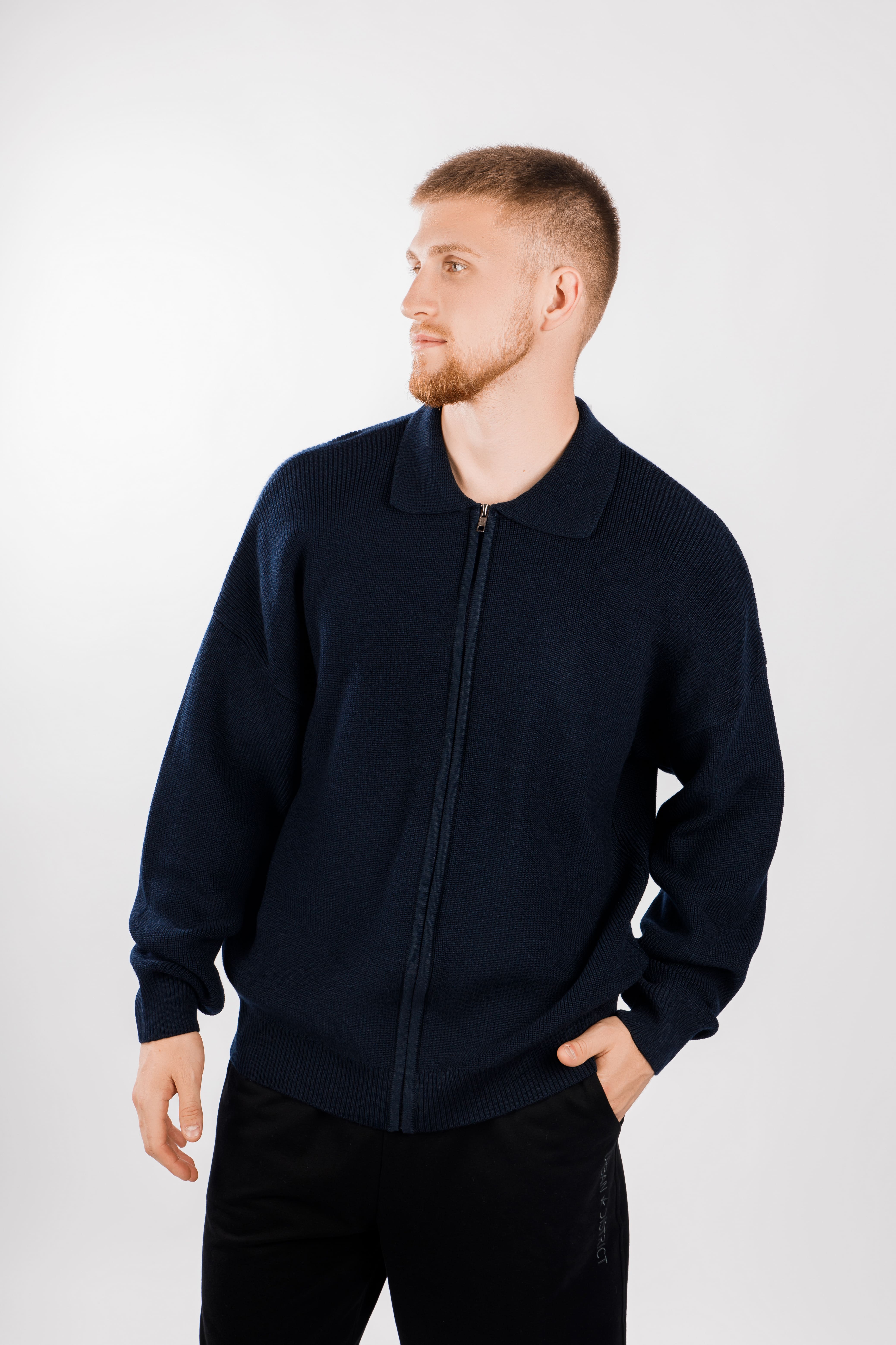 картинка Жакет мужской «Джон-1» (темно-синий) от магазина Одежда+