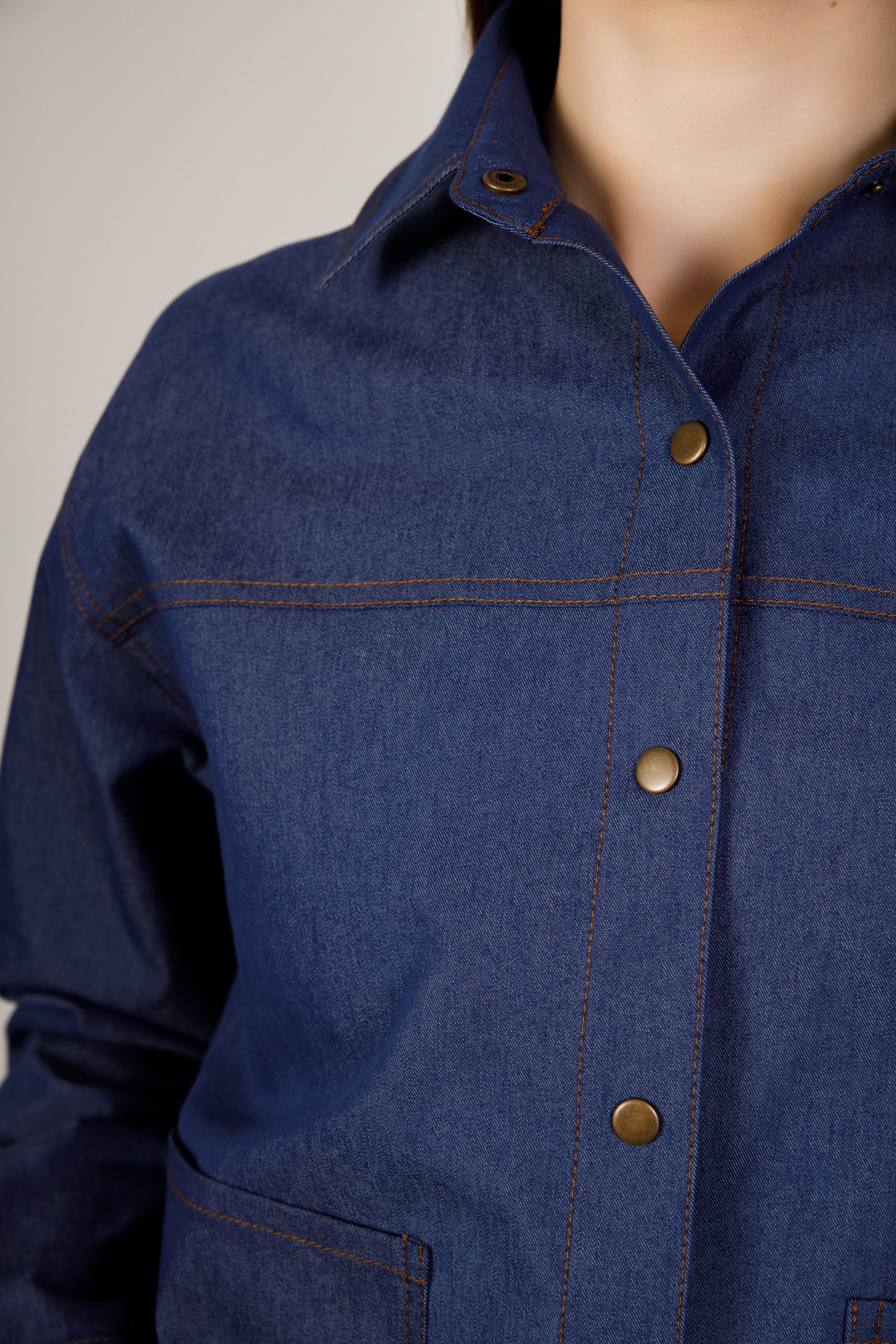 картинка Жакет женский "RIOT-джинс" (темно-синий) от магазина Одежда+