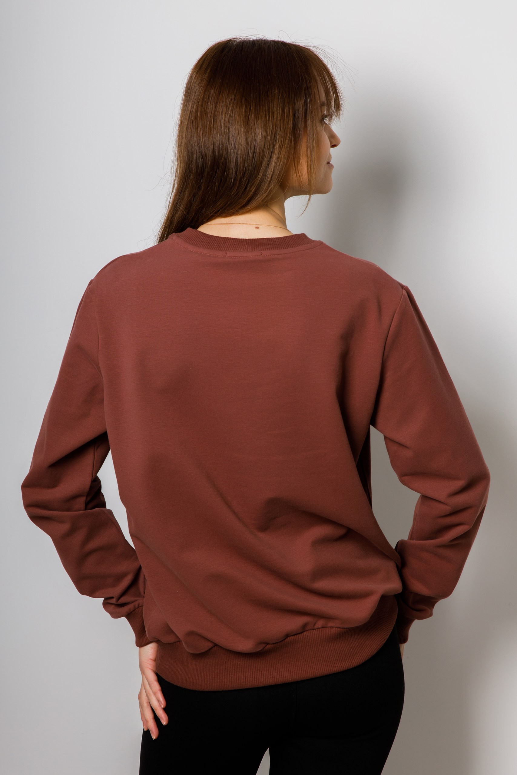 картинка Джемпер женский «Кора» (коричневый) от магазина Одежда+