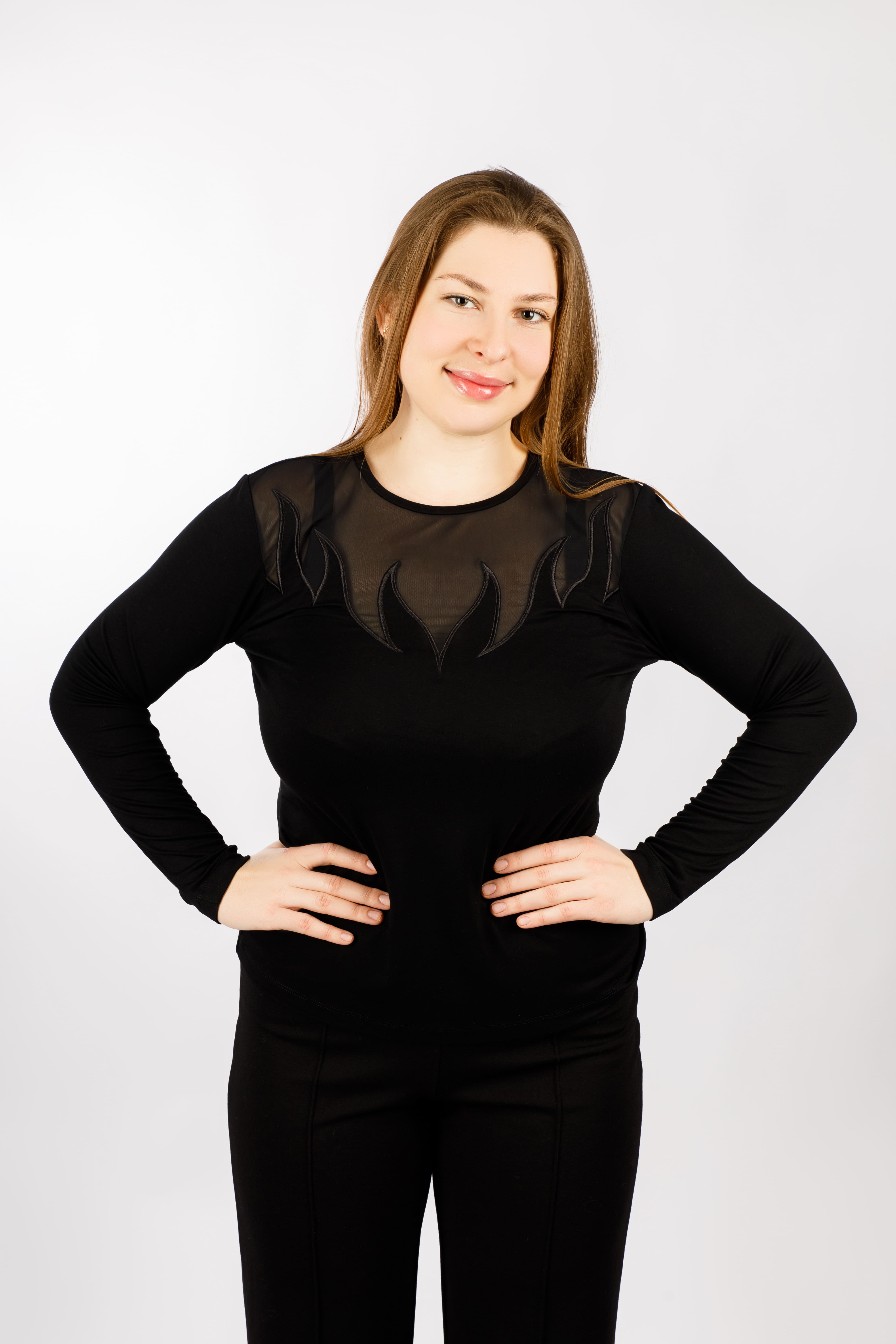 картинка Джемпер женский «Экстрим» (черный) от магазина Одежда+