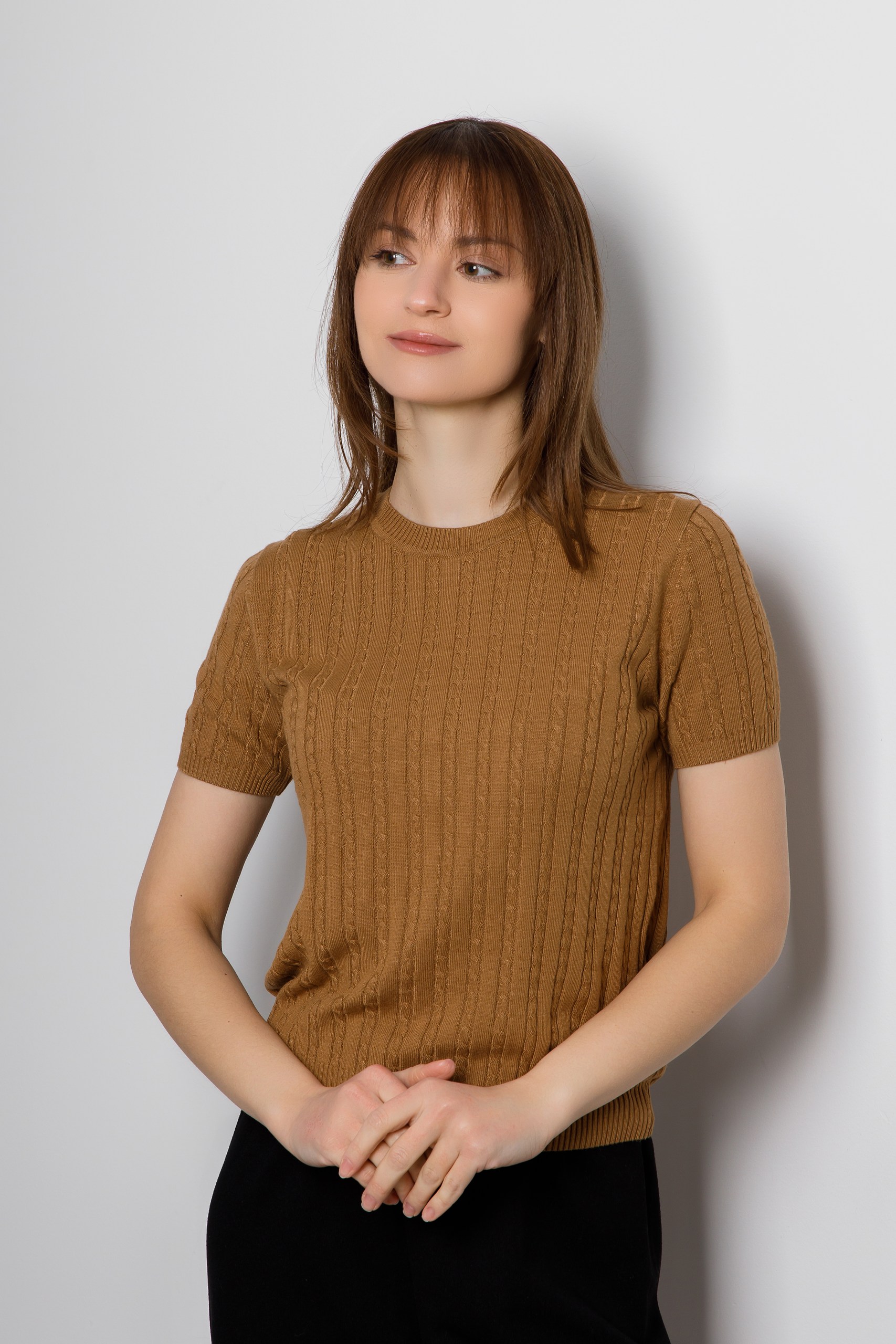 картинка Джемпер женский «Лирика» (кэмэл) от магазина Одежда+