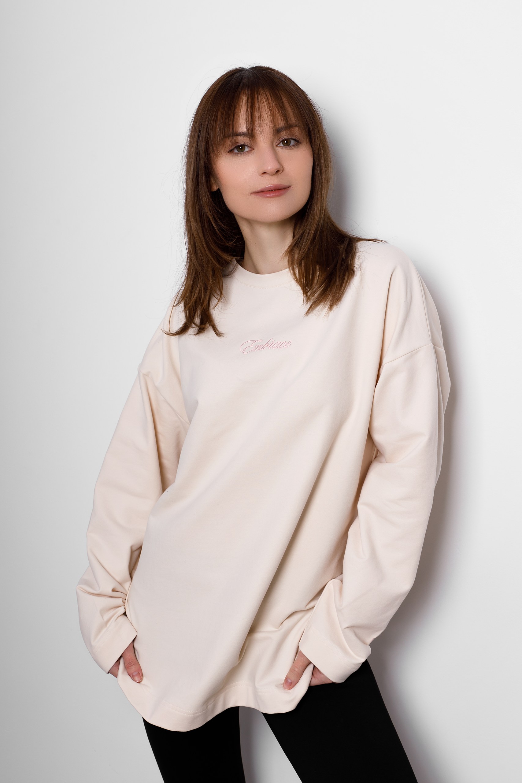 картинка Джемпер женский «Эва» (светло-бежевый) от магазина Одежда+