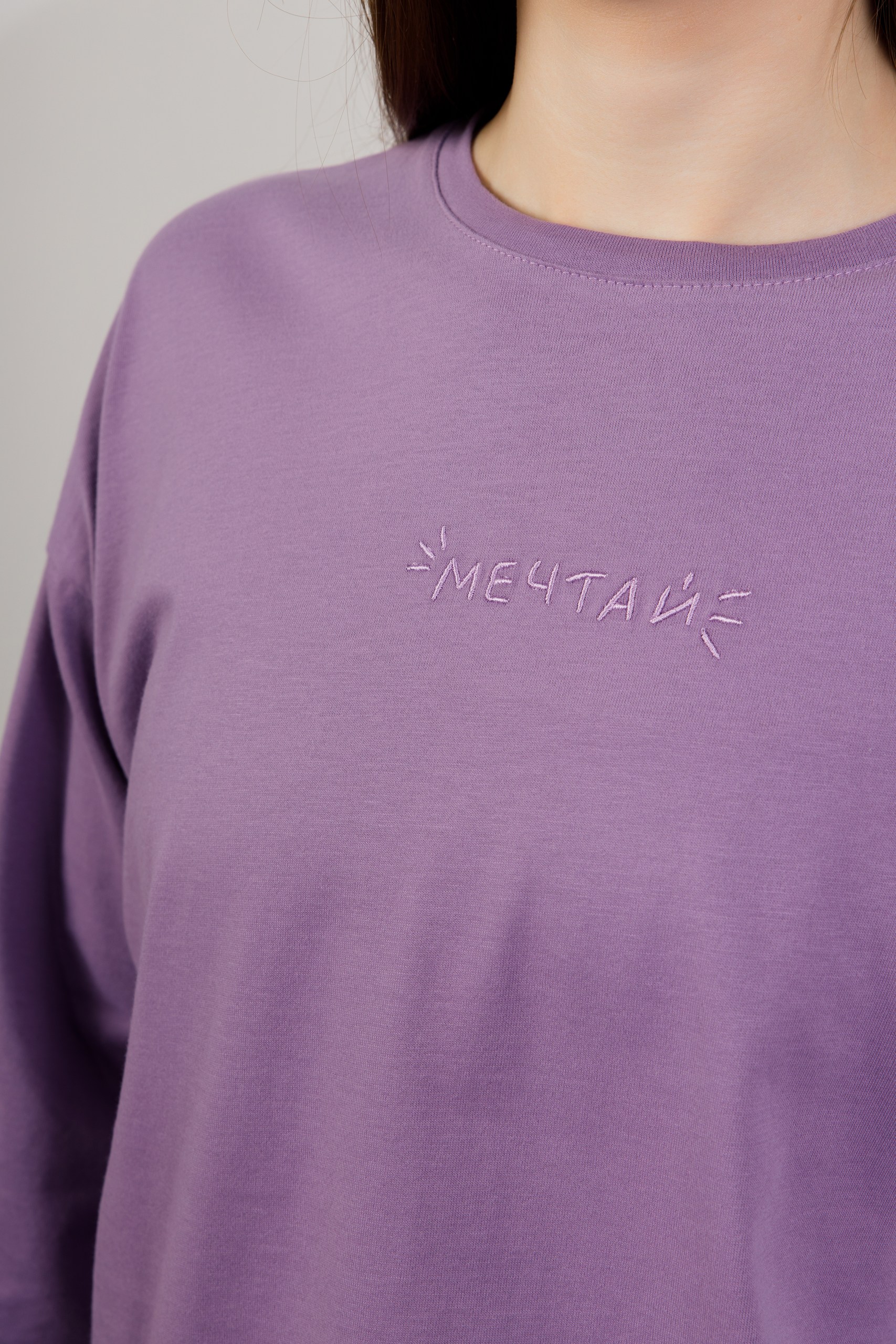 картинка Джемпер женский «Инка» (светло-сиреневый) от магазина Одежда+