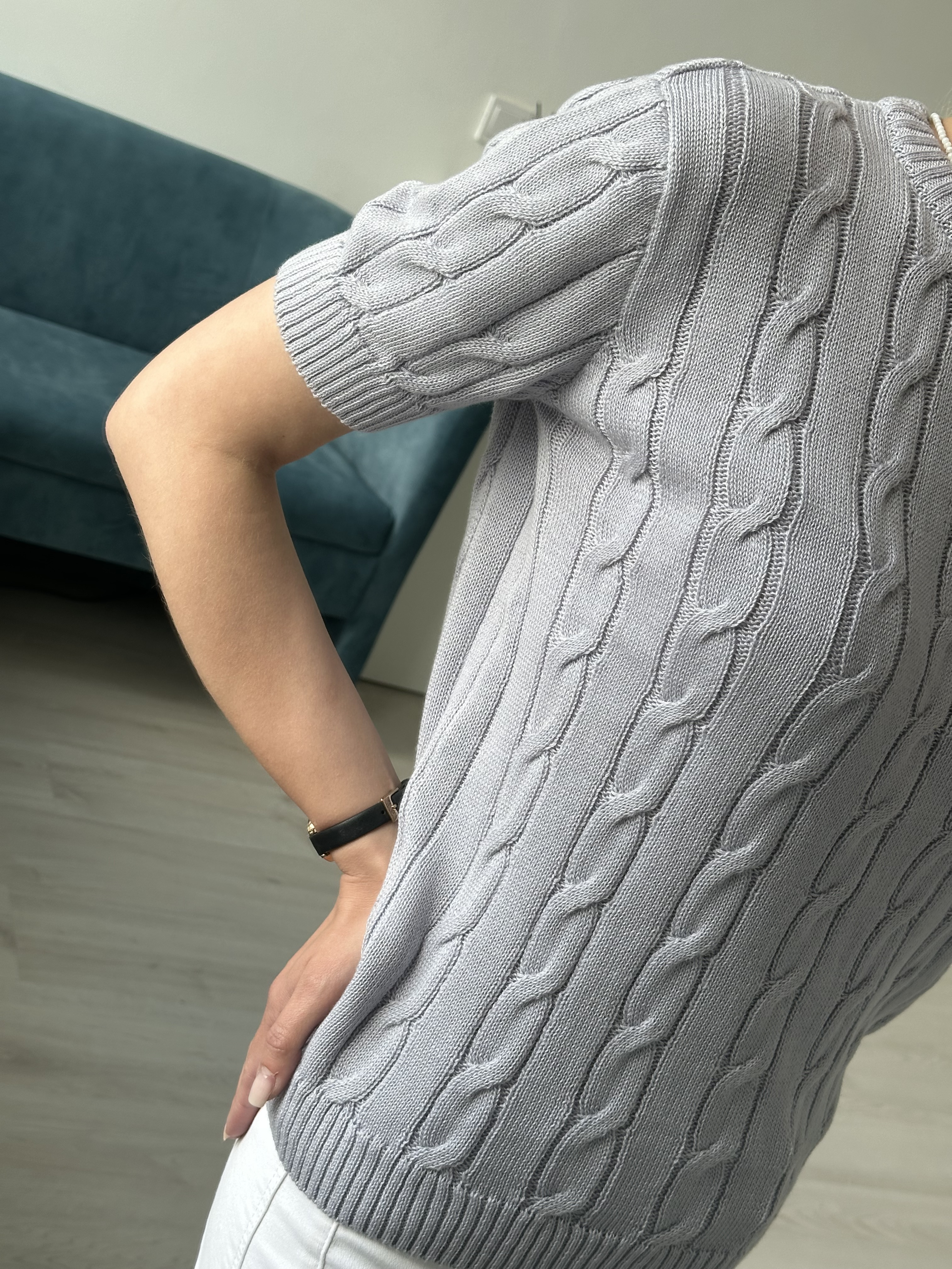 картинка Джемпер женский «Татьяна» (серо-сиреневый) от магазина Одежда+