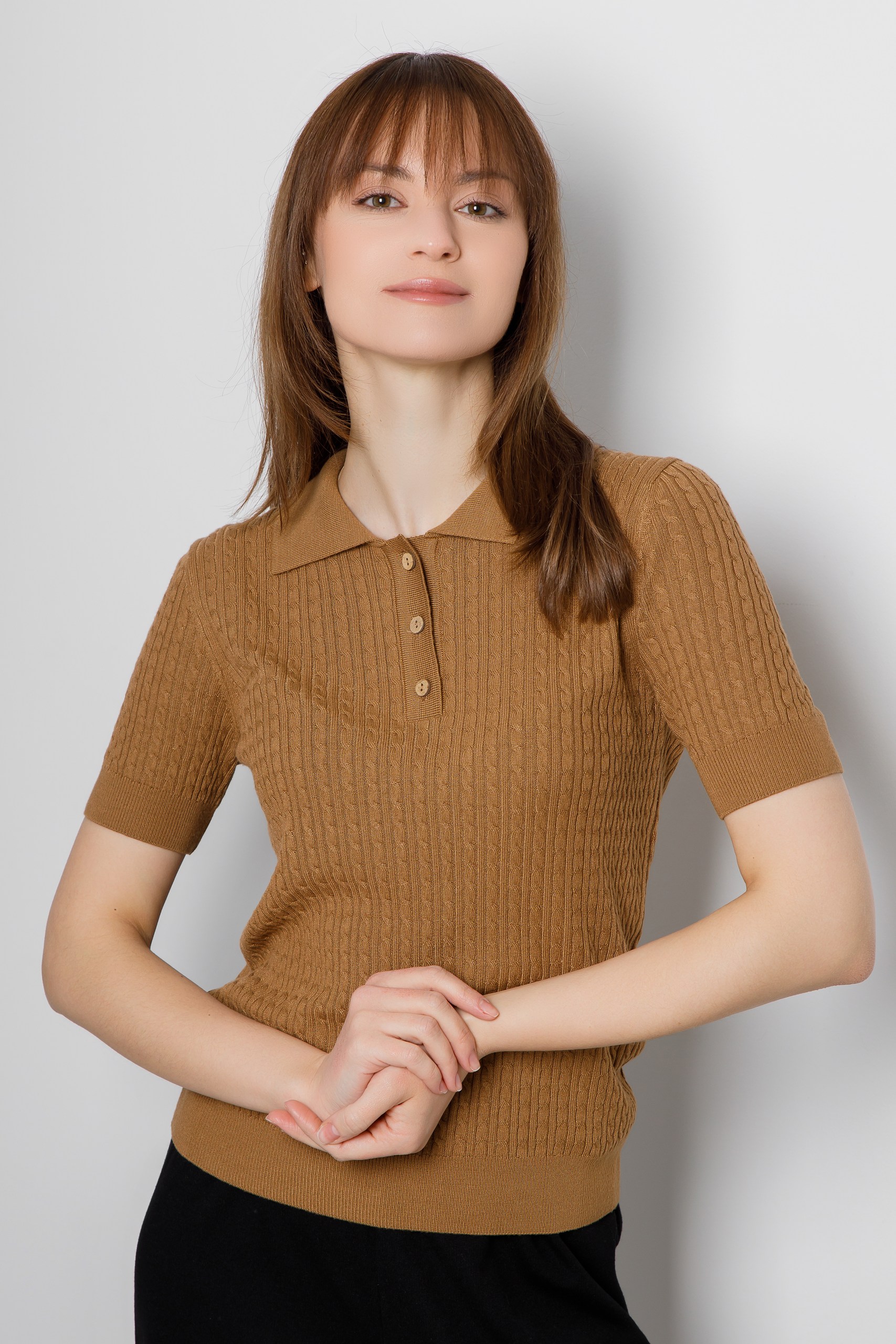 картинка Джемпер женский «Зорка» (кэмэл) от магазина Одежда+