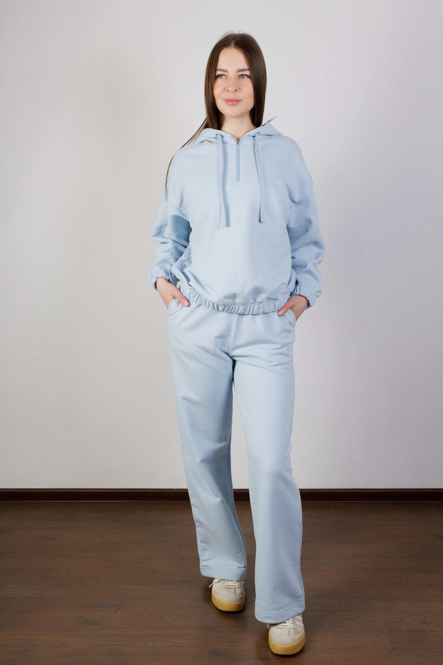 картинка Брюки женские «Клэр» (голубой) от магазина Одежда+