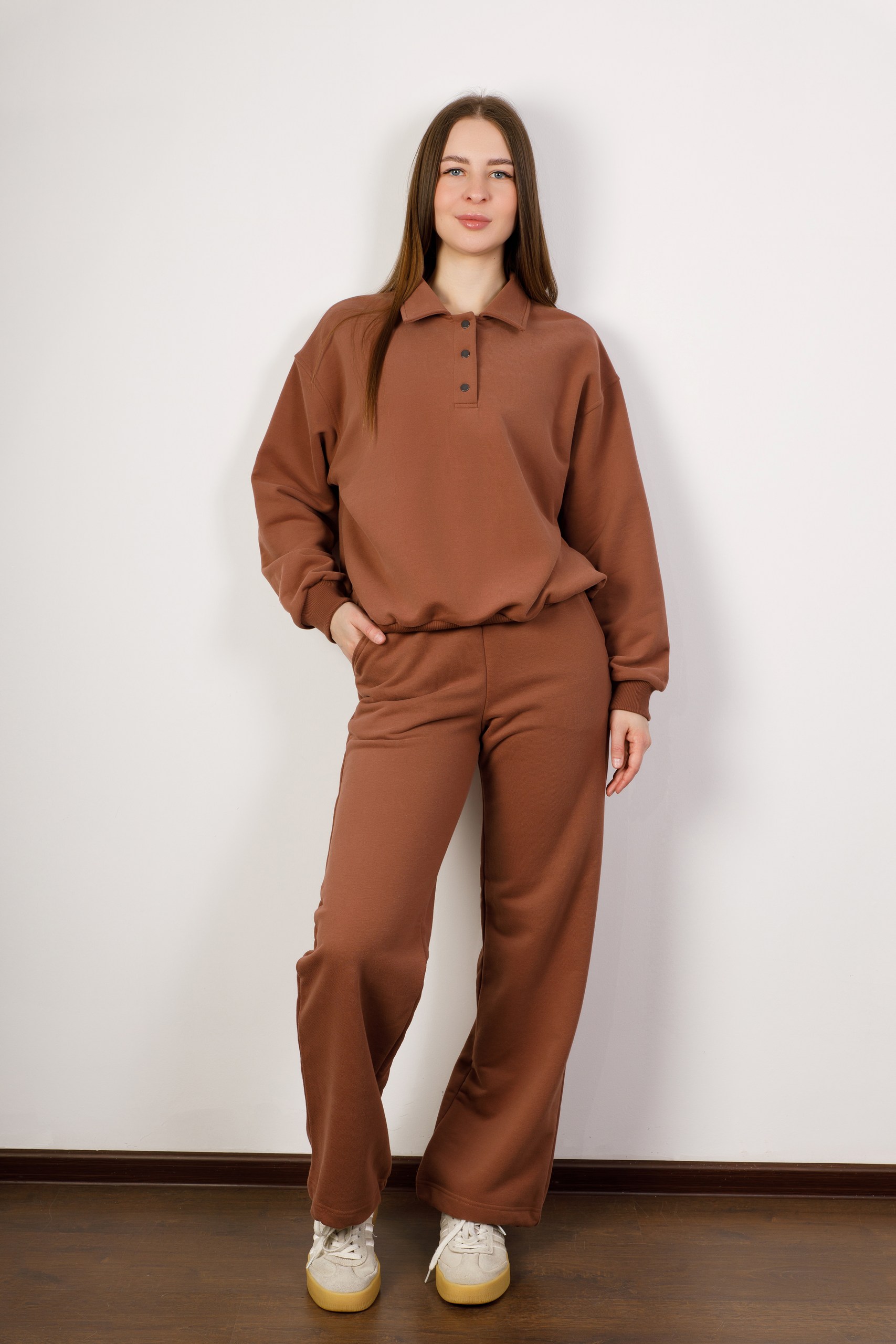 картинка Джемпер женский "Ракель" (коричневый) от магазина Одежда+