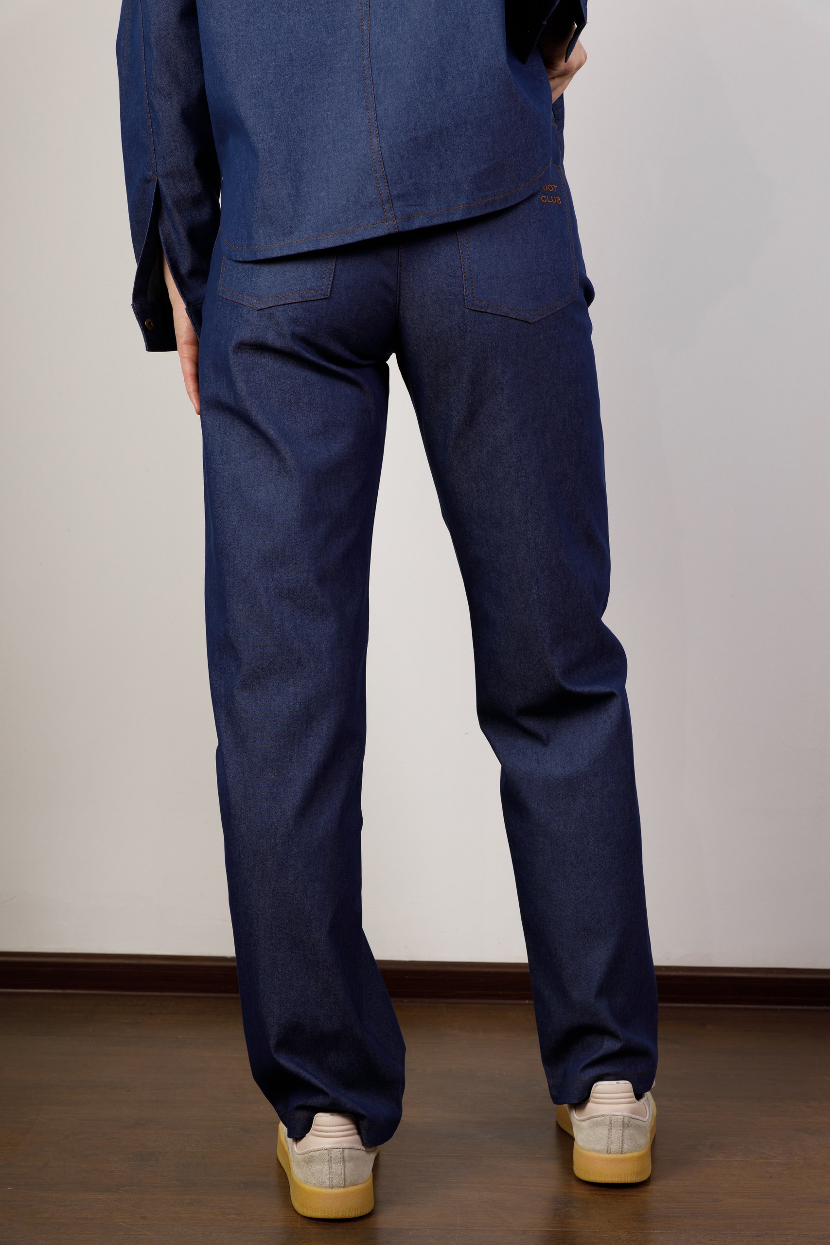 картинка Брюки женские «RIOT-джинс» (тёмно-синий) от магазина Одежда+