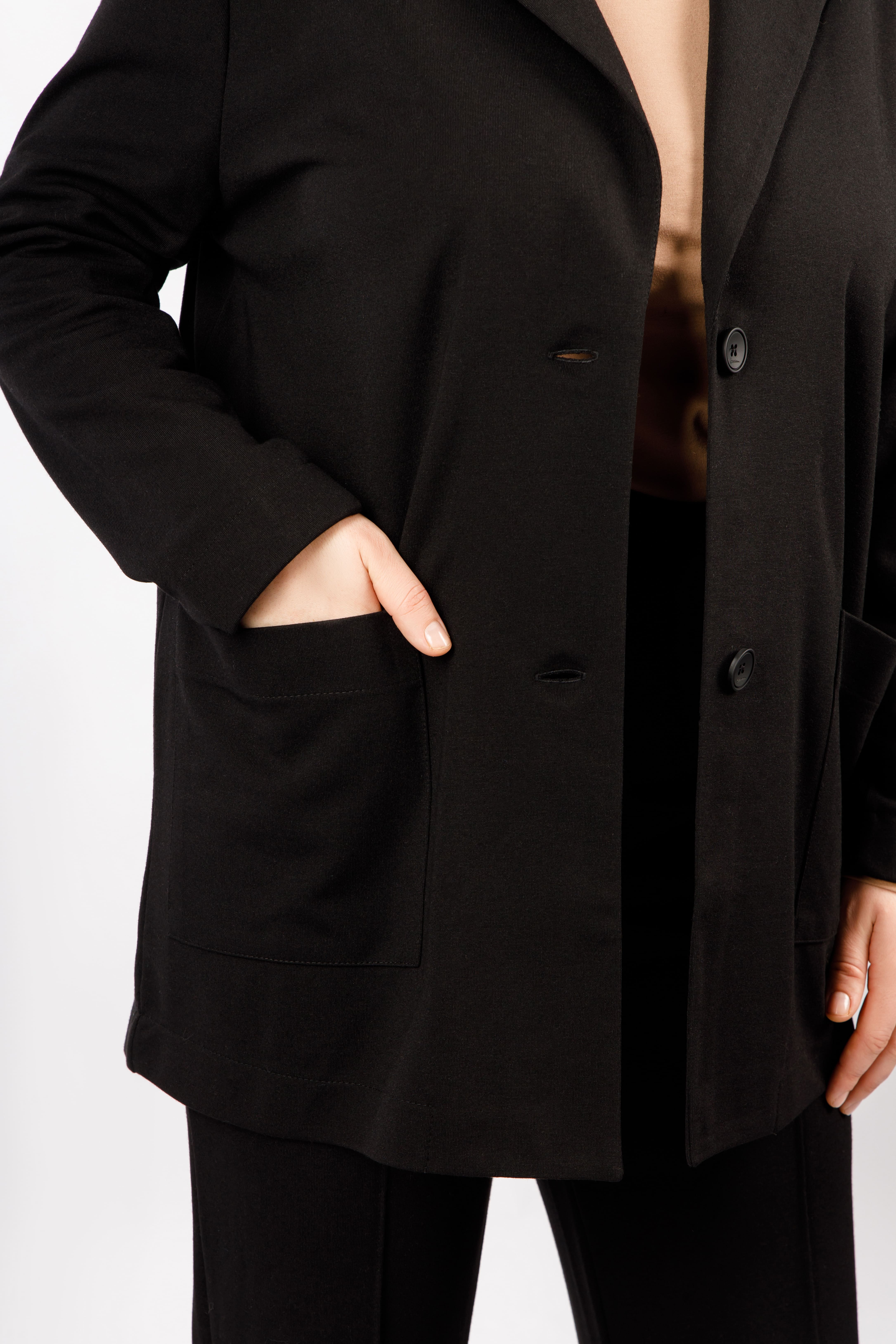 картинка Жакет женский "Шарлин" (черный) от магазина Одежда+