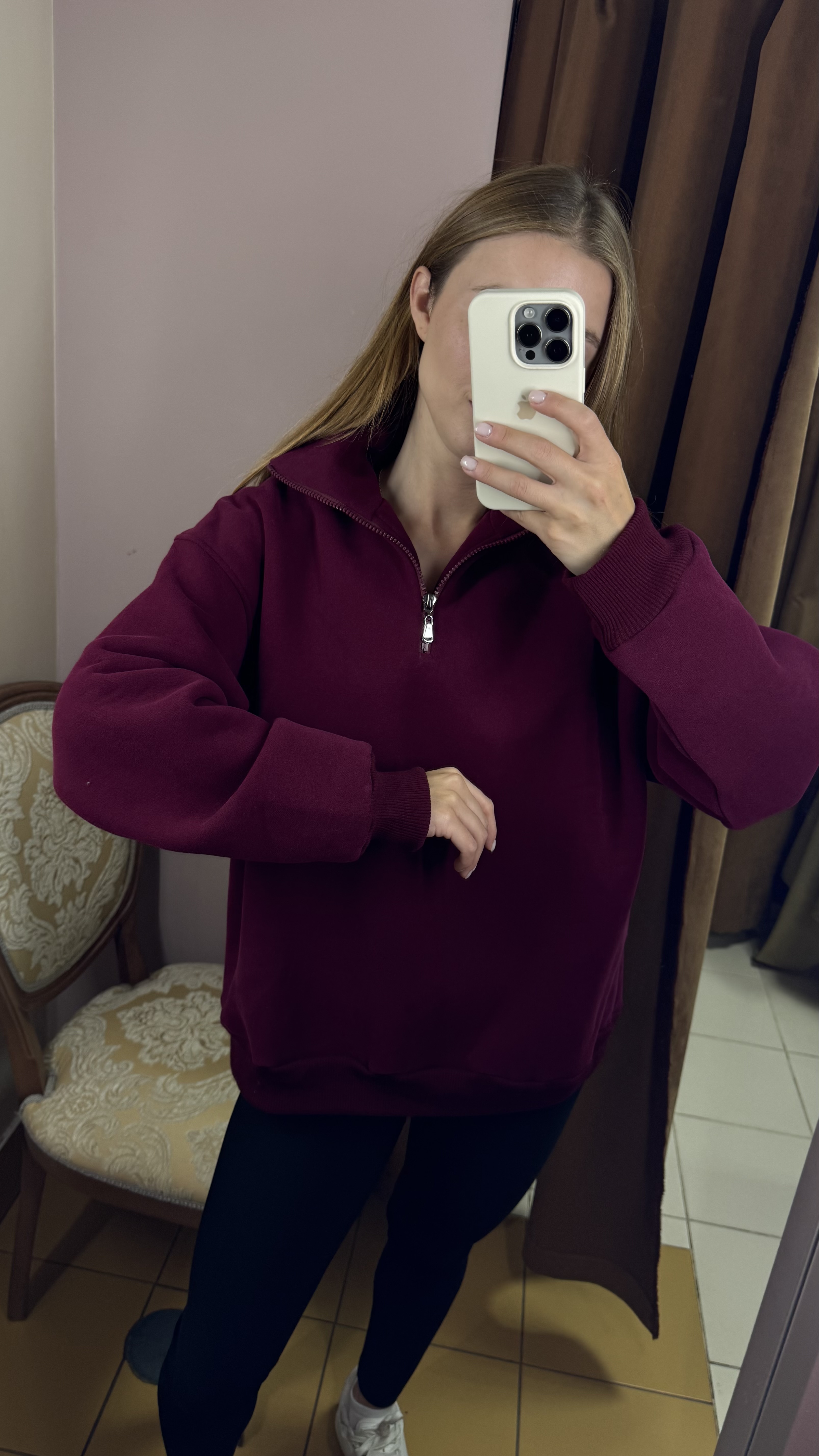 картинка Джемпер женский «Лана» (бордовый) от магазина Одежда+