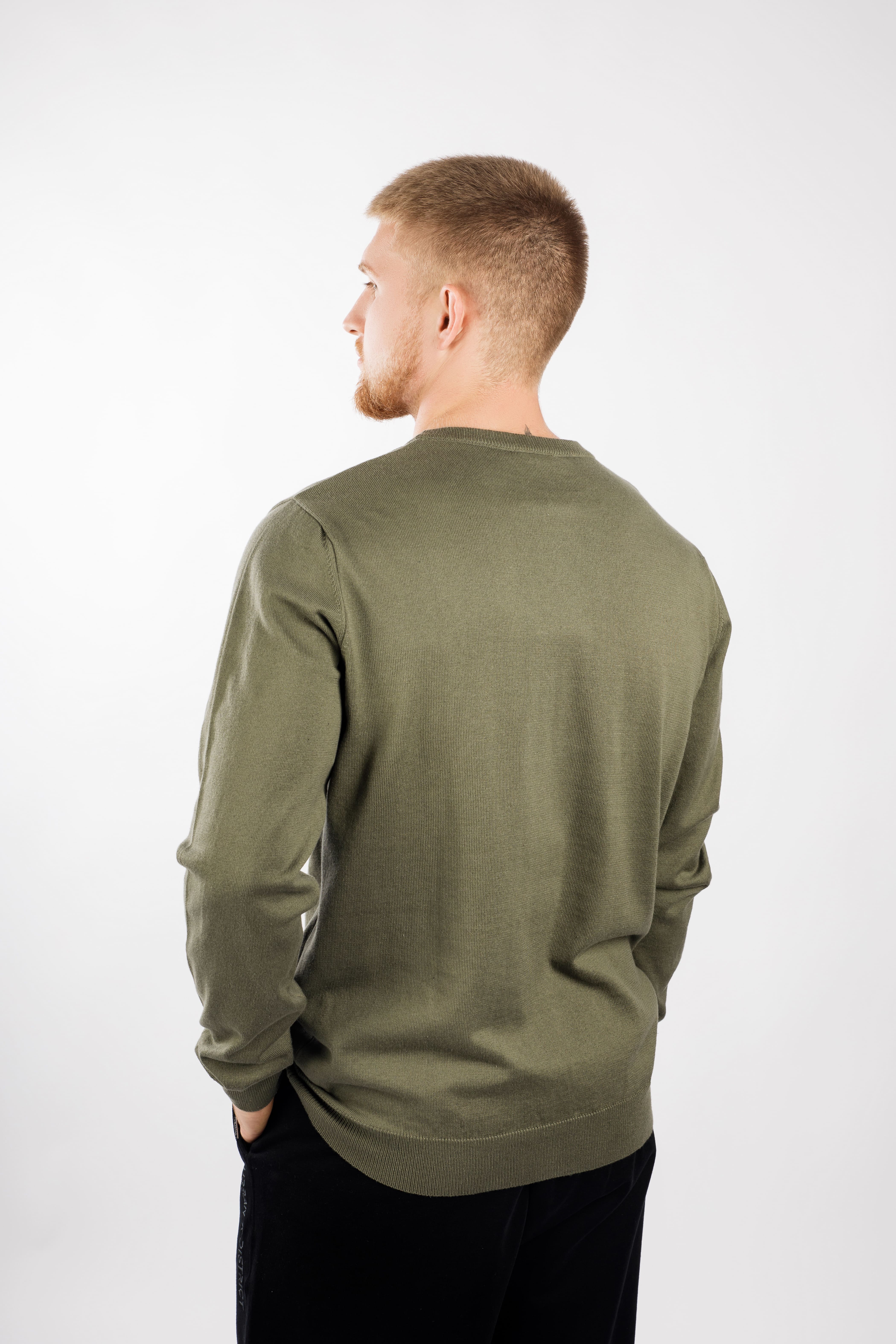 картинка Джемпер мужской «Влад-1» (хаки) от магазина Одежда+