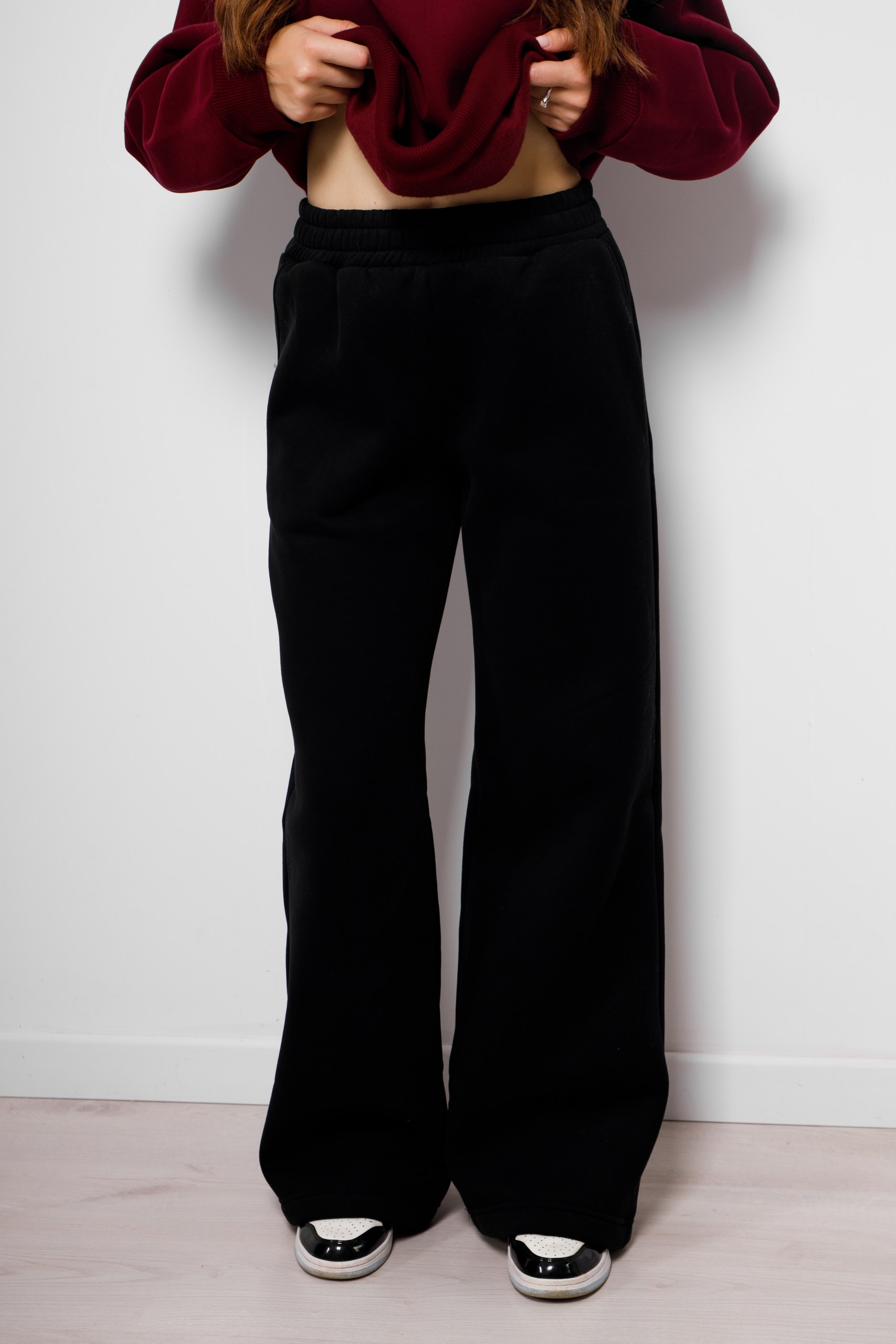 картинка Брюки женские «Simply» (черный) от магазина Одежда+