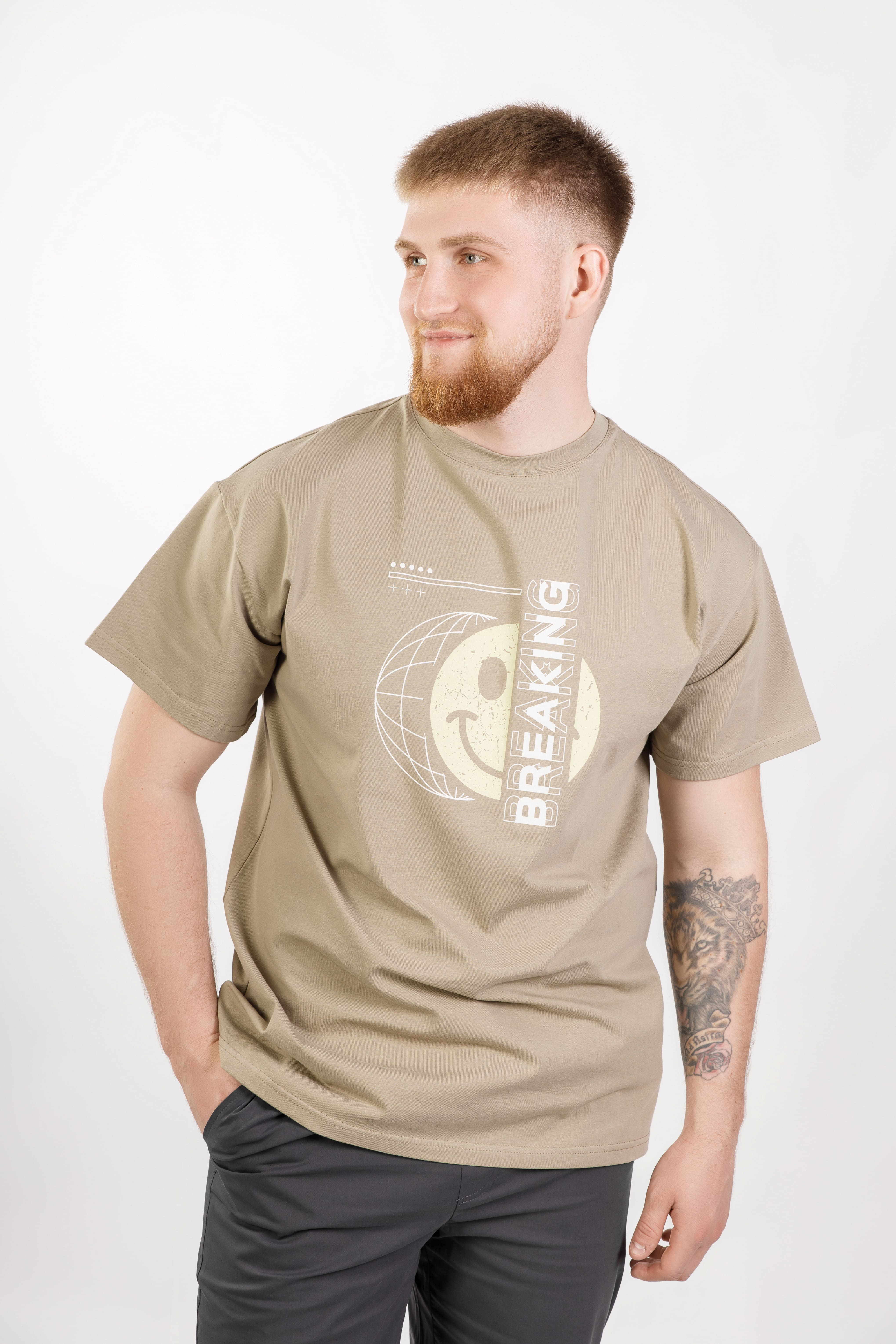 картинка Джемпер мужской "Артем" (бежевый) от магазина Одежда+