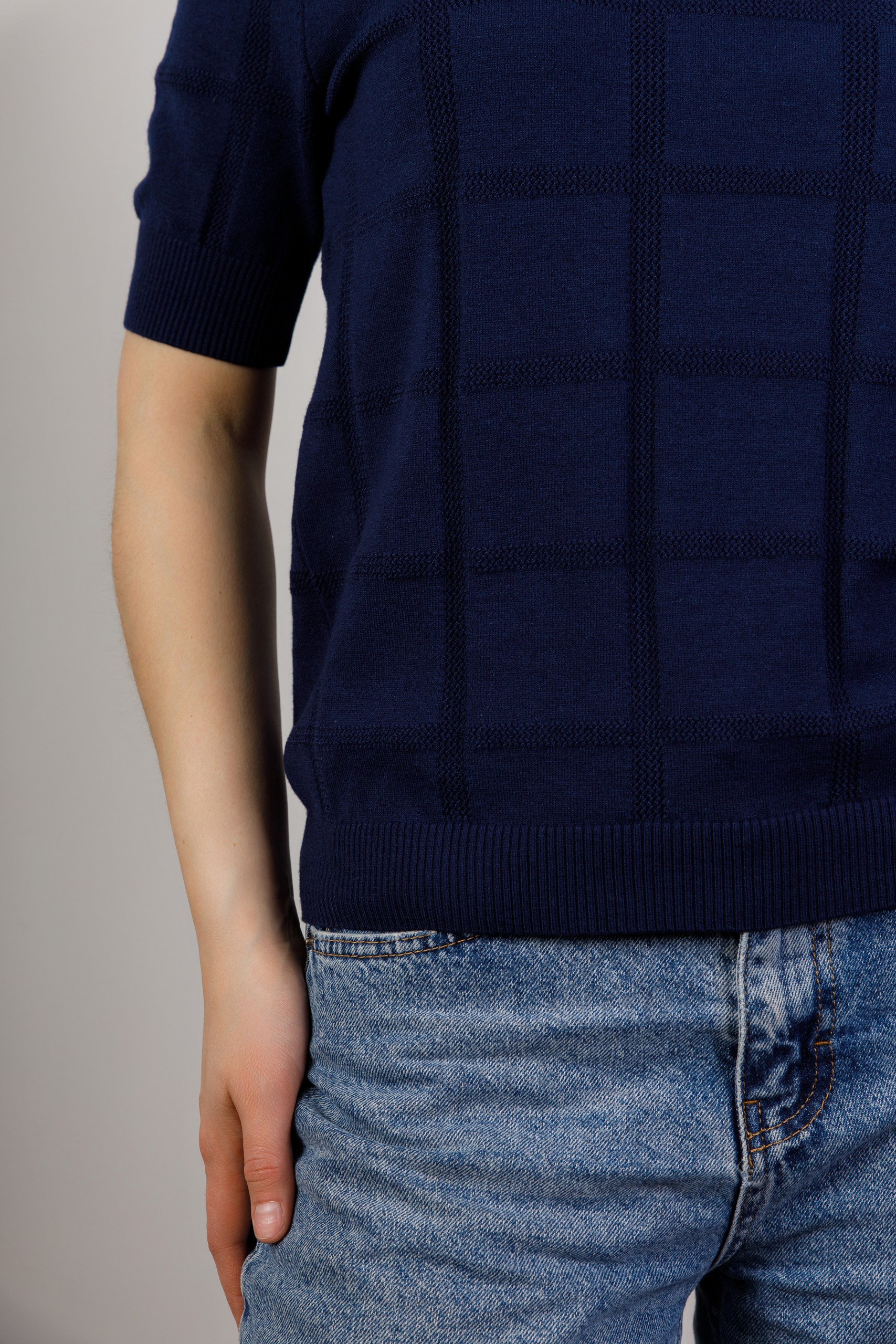 картинка Джемпер женский «Милана» (синий) от магазина Одежда+