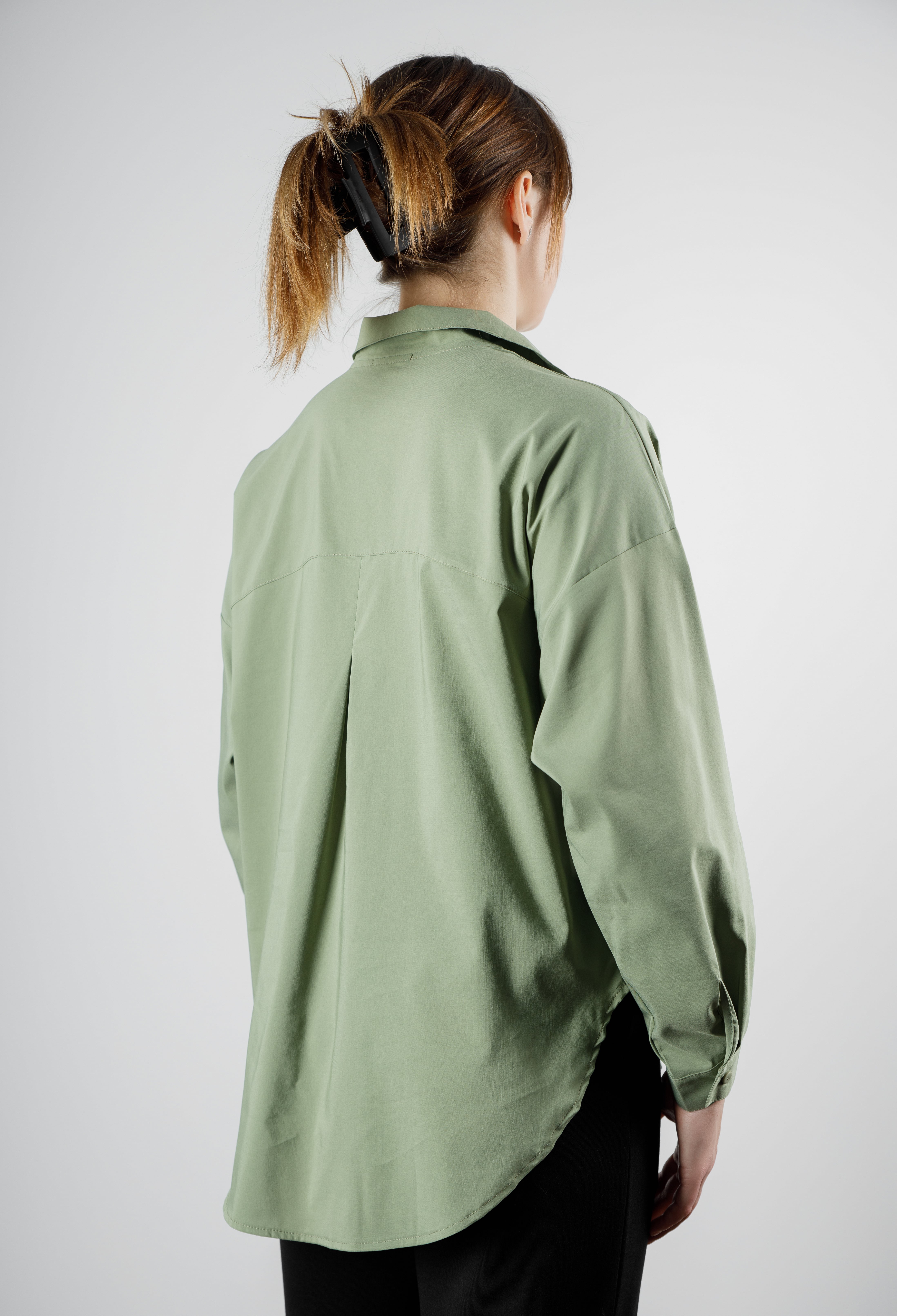 картинка Блузка женская «Юлия-2» (хаки) от магазина Одежда+