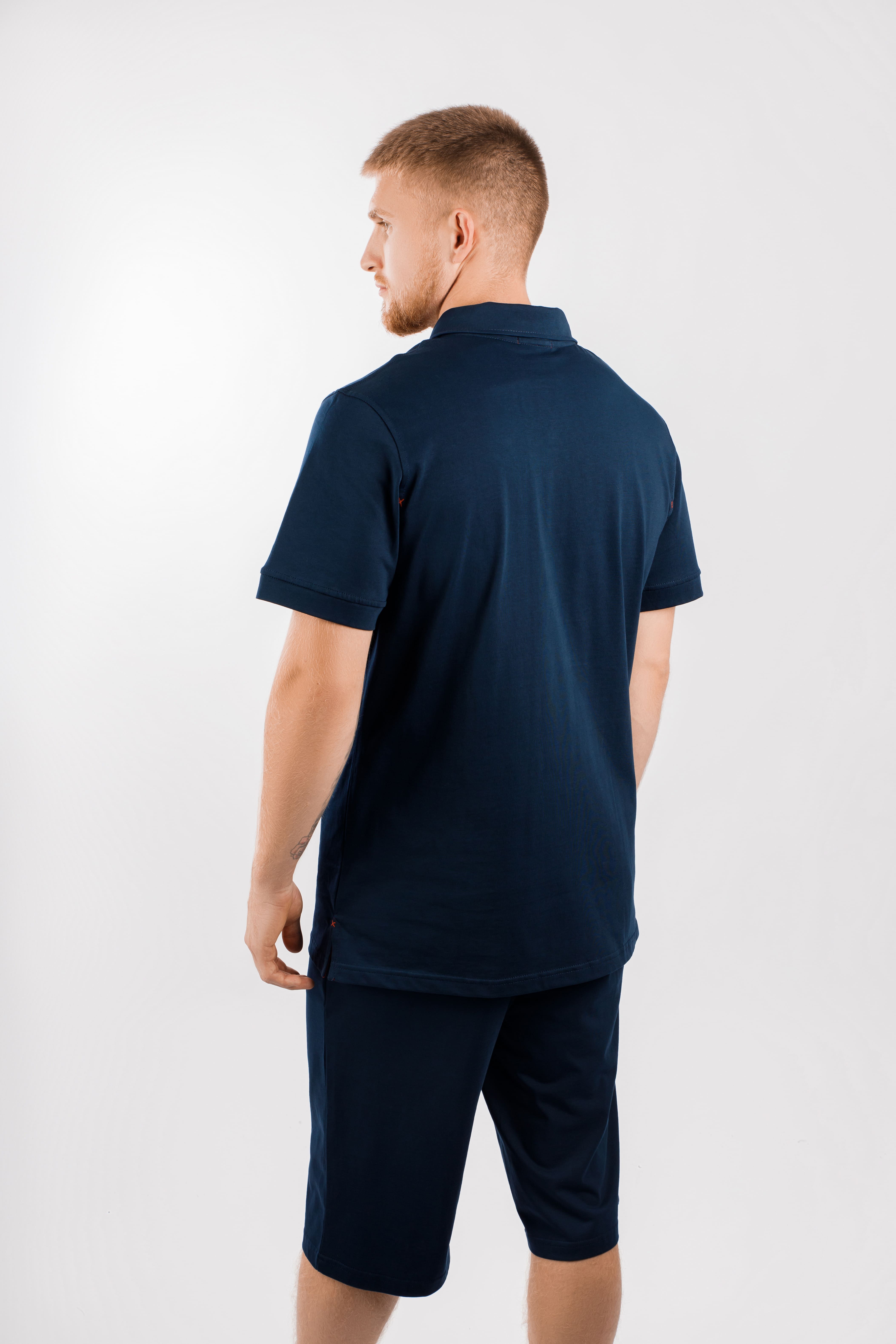 картинка Комплект мужской "Поль" (синий) от магазина Одежда+